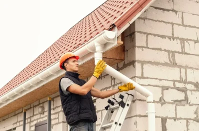 Pose et remplacement de gouttières à Concremiers